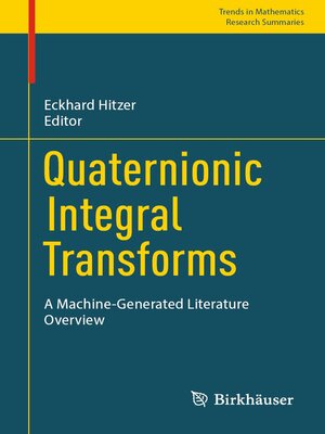 cover image of Quaternionic Integral Transforms